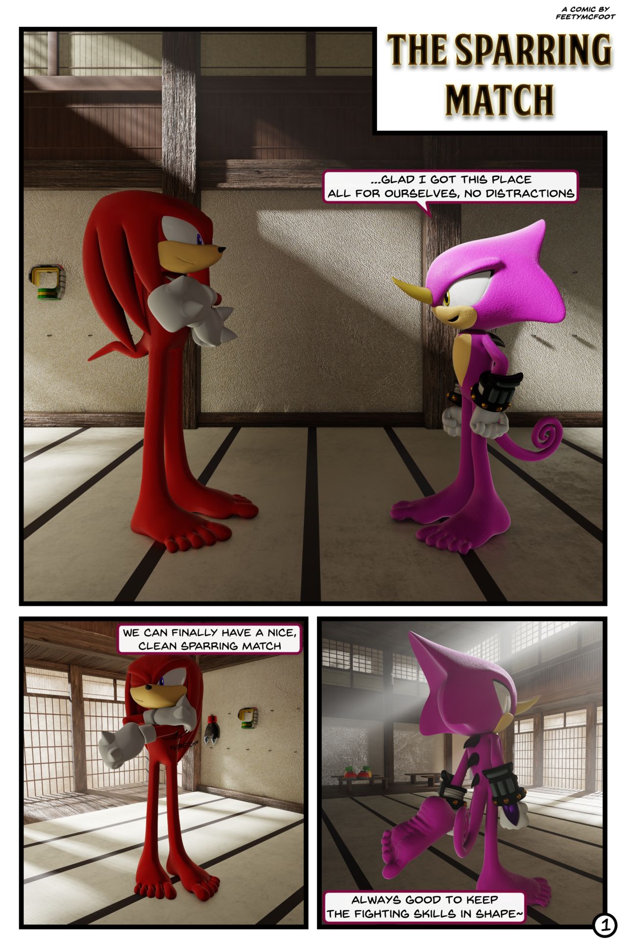 The Sparing Match page 1 full