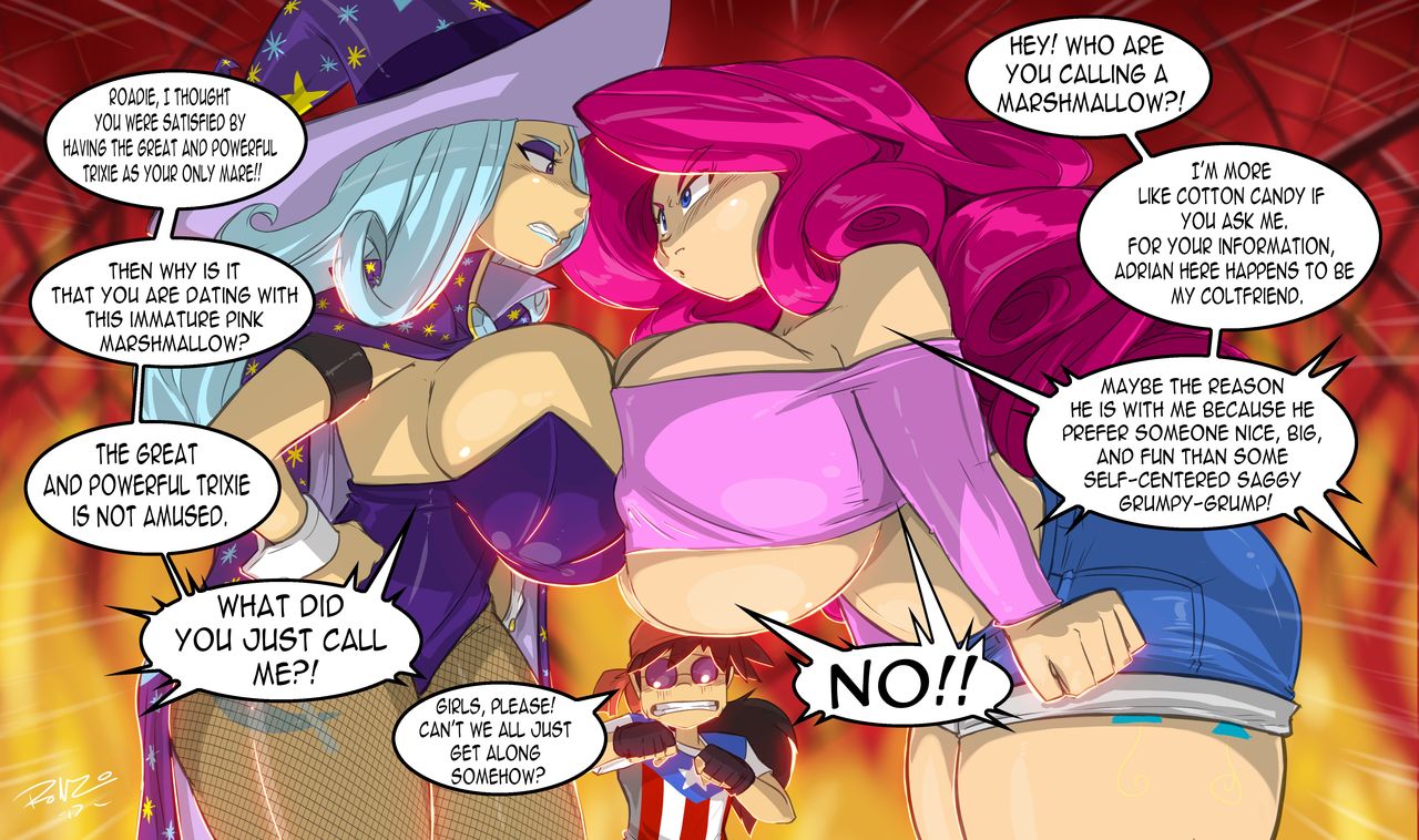 Trixie vs Pinkie Pie page 1 full