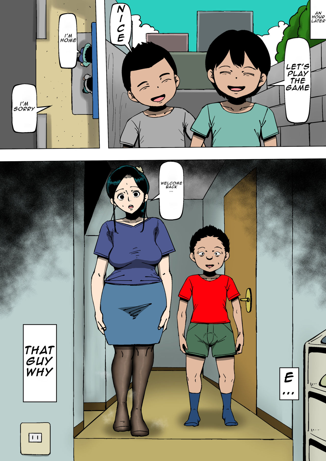 Okaa-san ga Kinjo no Yatsu to | Mom with a neighbor page 4 full