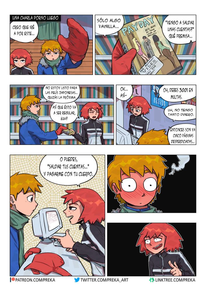 Kim Pine's Payday  -  - Complete page 6 full