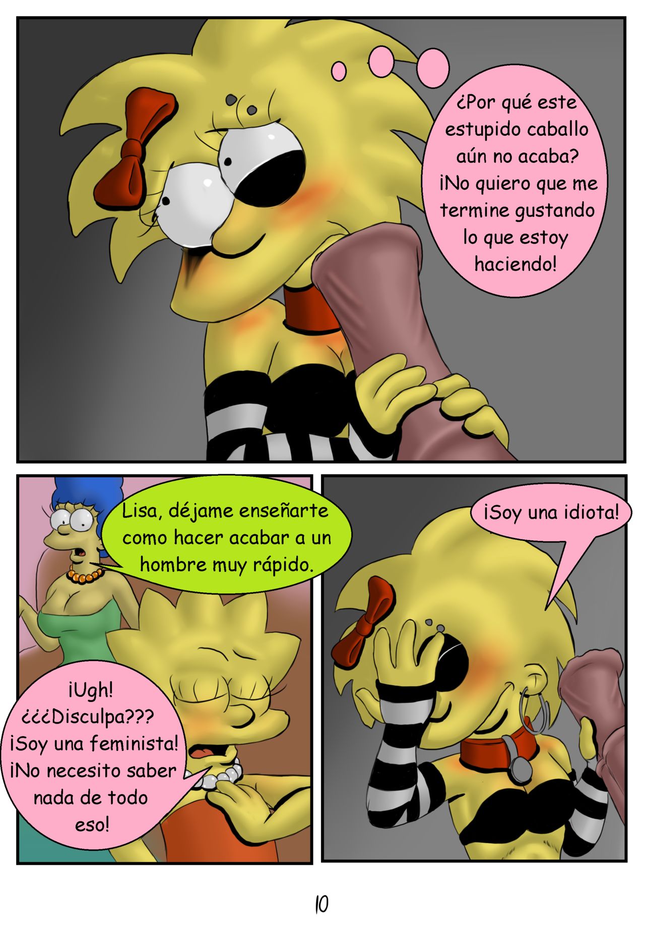 Simpsons xxx - Cria de animales - Page 10 - IMHentai