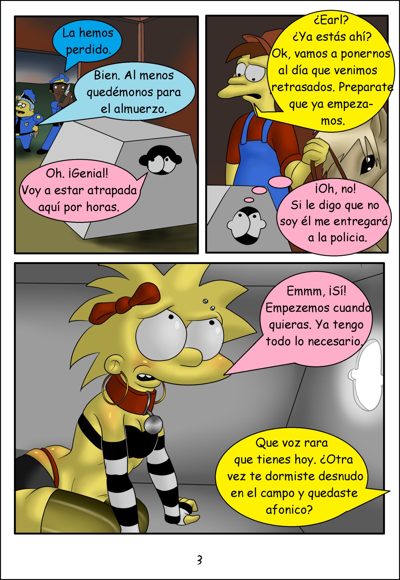 Simpsons xxx - Cria de animales page 3 full