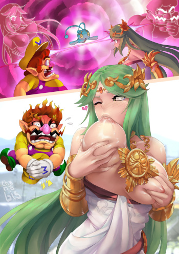 Mario Gender Swap Porn - Palutena & Wario bodyswap - IMHentai