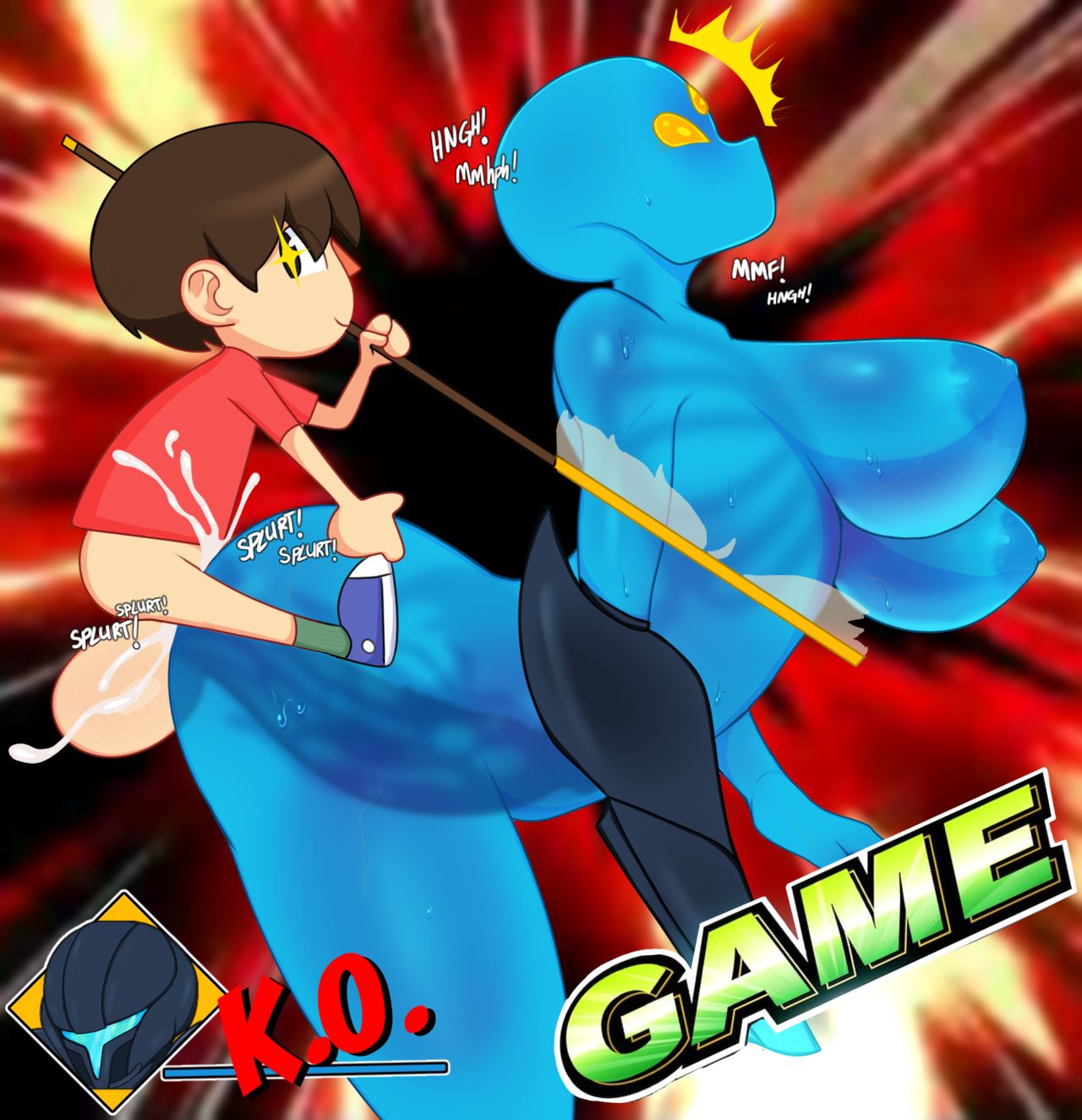 Dark Samus vs Villager - Page 6 - IMHentai