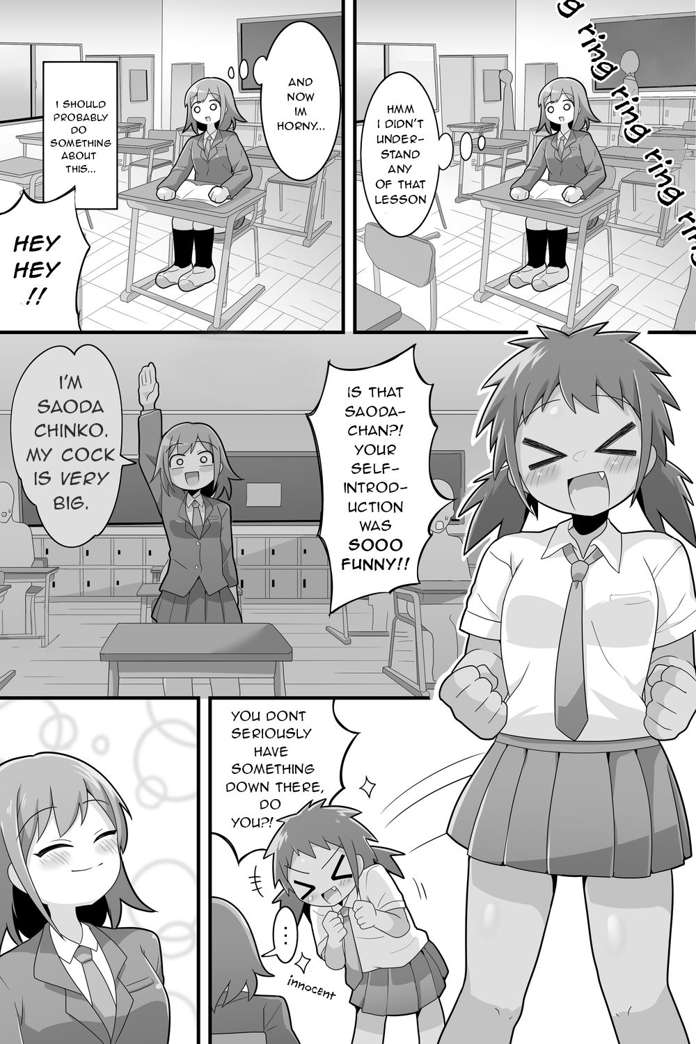 Futanari Dekachin School Life page 9 full