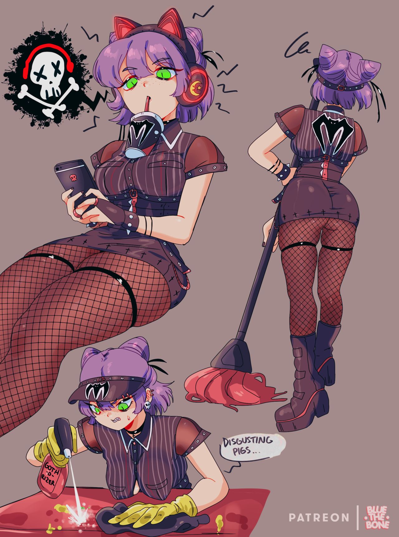 Fast Food Goth Girl page 2 full