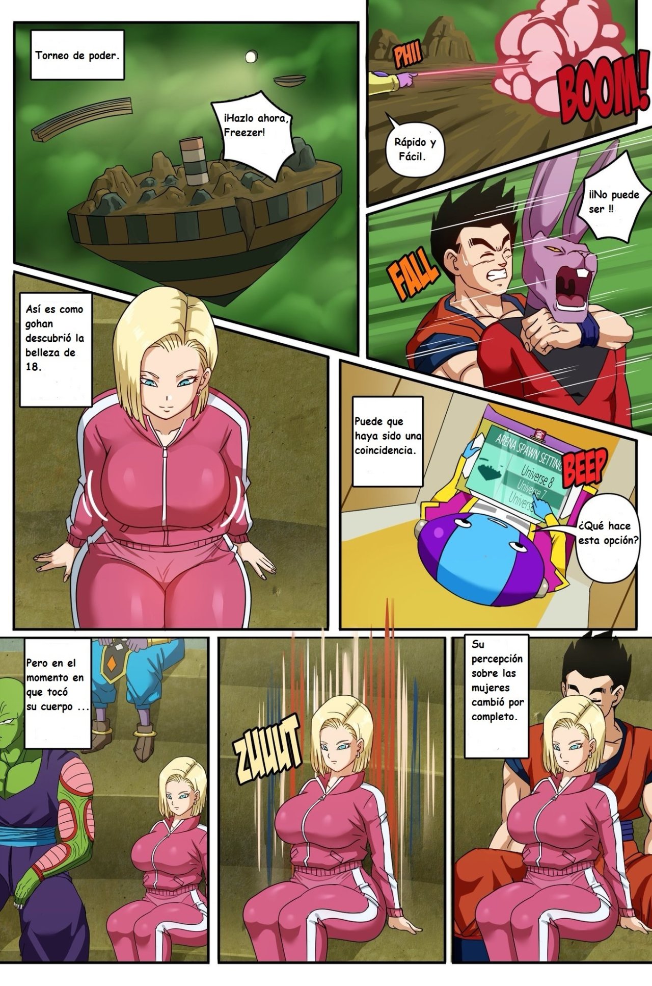Android 18 & Gohan 2 page 2 full