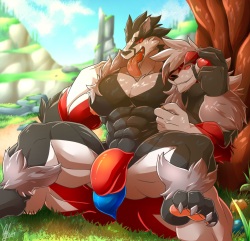 Obstagoon x Lycanroc Pack