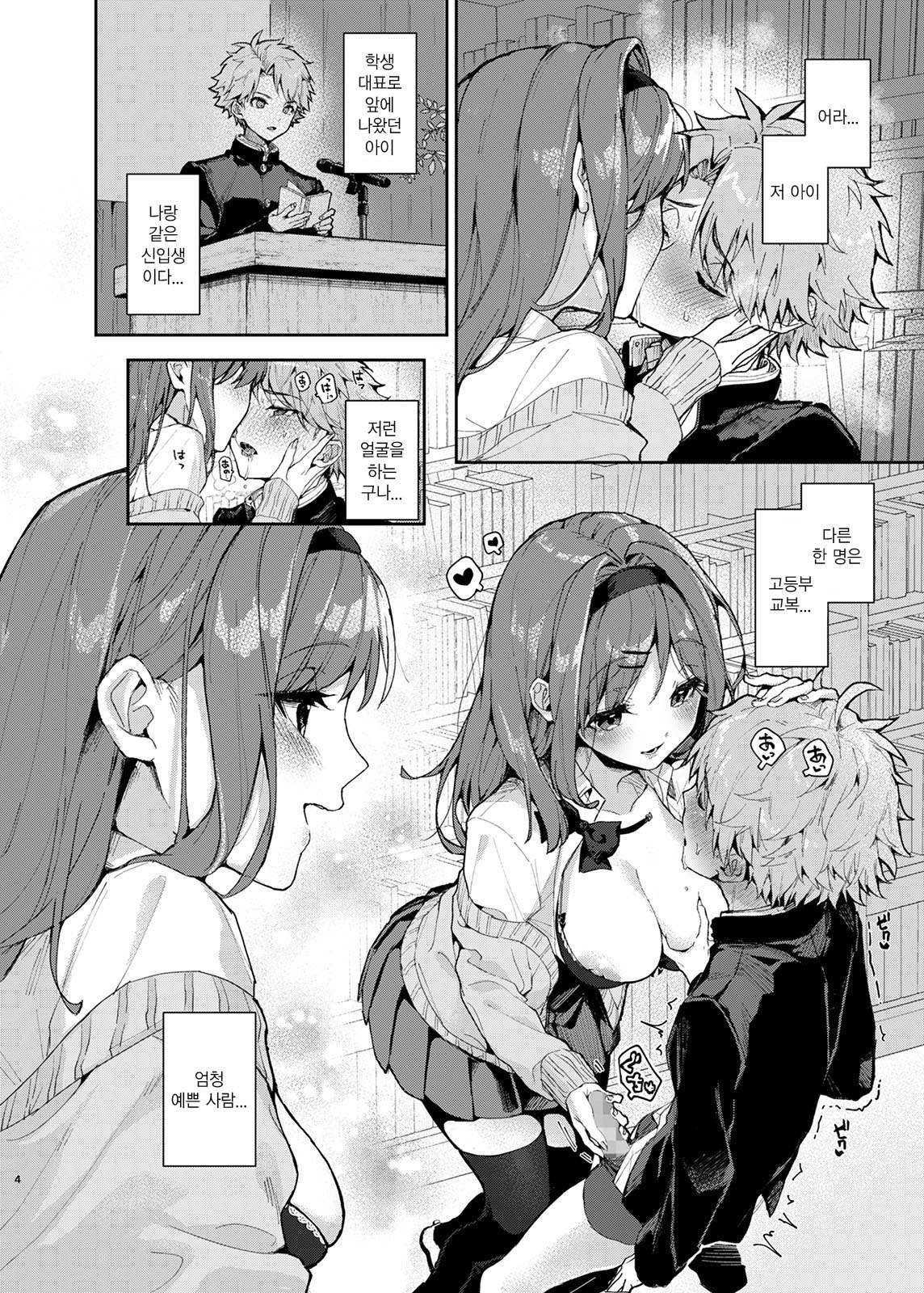 Yuutousei-kun, Ecchi na Onee-san ni Amayakasaremakuri | 우등생군 야한 누나에게 응석부림 마구 하다 page 5 full