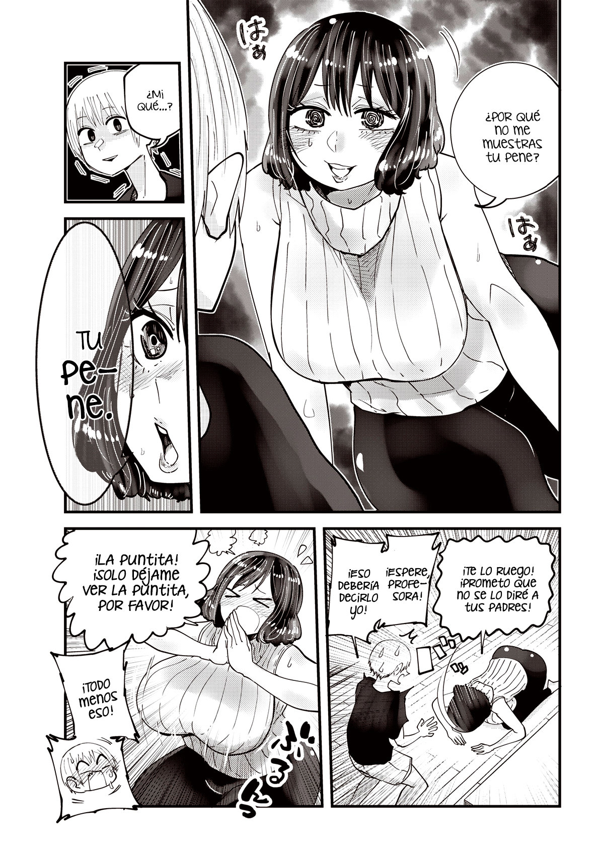 Mita-sensei no Chin Jugyou | Clase sobre penes de la profesora Mita - Page  3 - IMHentai