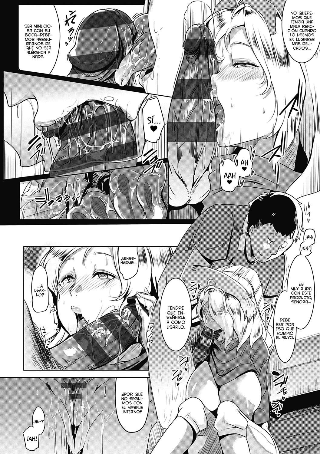 Kinpatsu Tsuma wa Shinsaku Kaden no Toriko Desu | El Nuevo Juguete de una Rubia Ama de Casa page 8 full