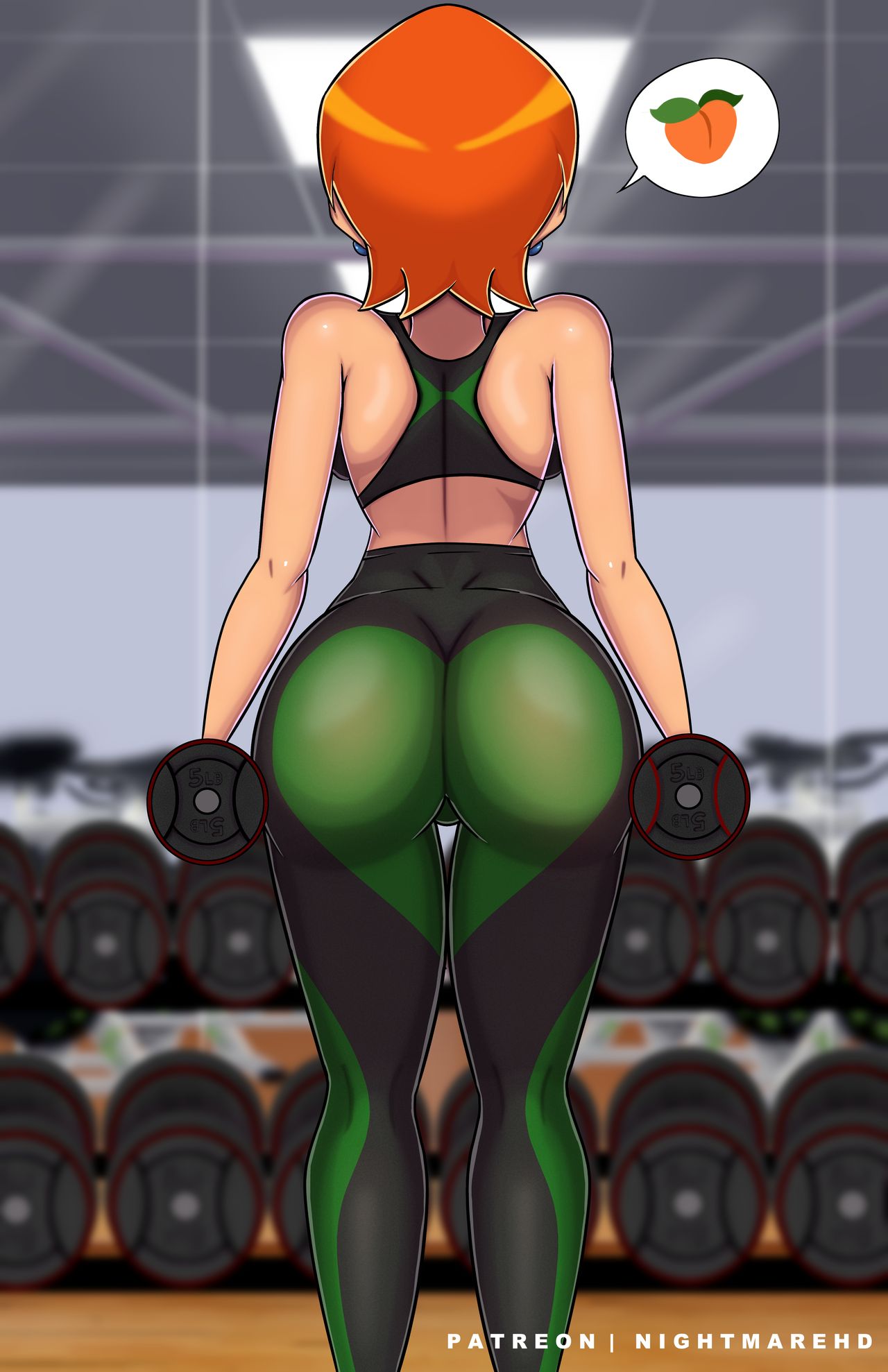 Gwen at gym page 1 full