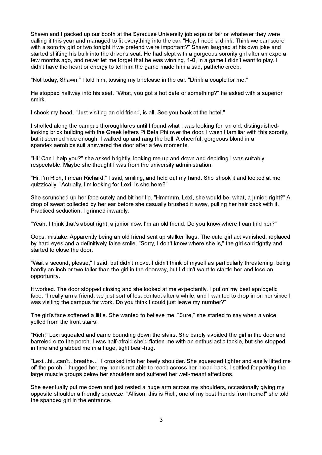 The Sorority Girl Next Door page 3 full