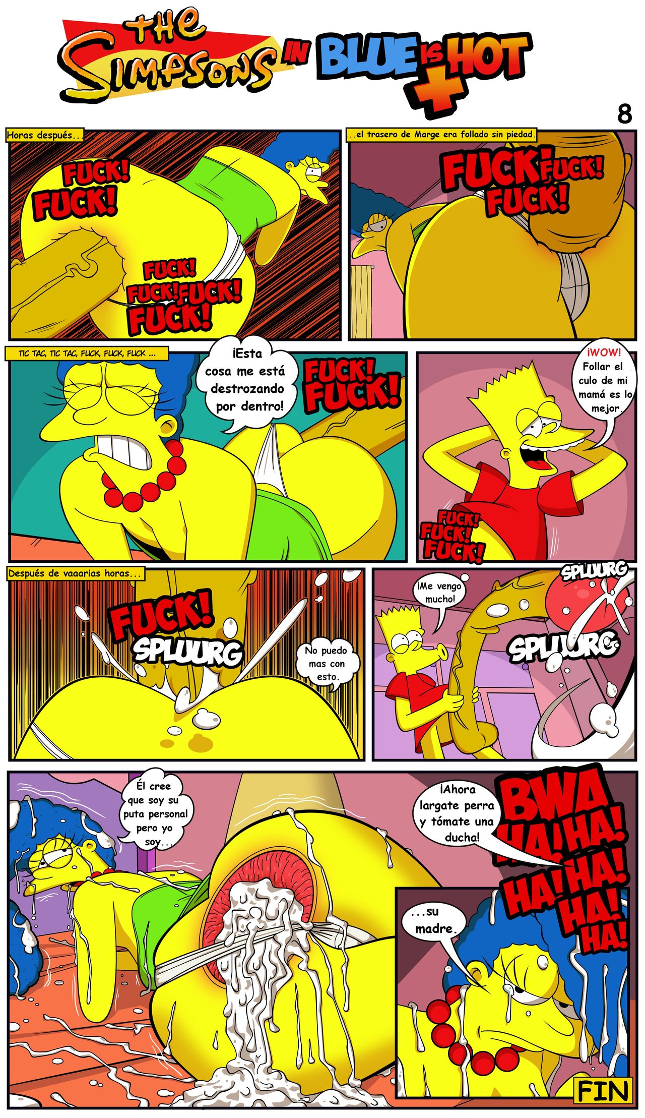 Simpsons xxx - El azul es mas caliente - Page 9 - IMHentai