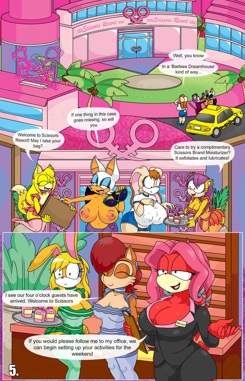 Rouge and Vanilla in: Scissors Resort page 6 full