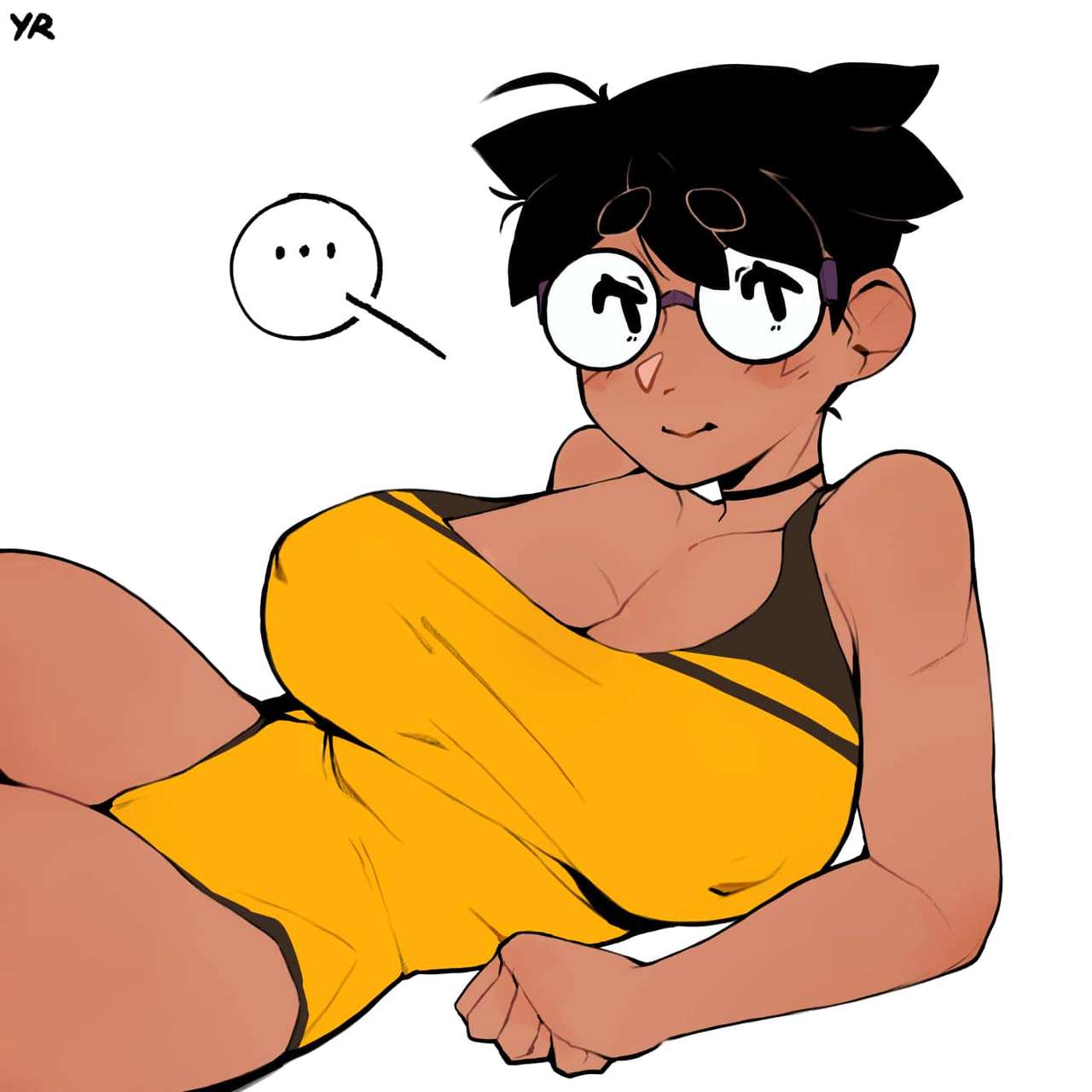 Anya - THICC Tomboy Childhood Friend page 8 full