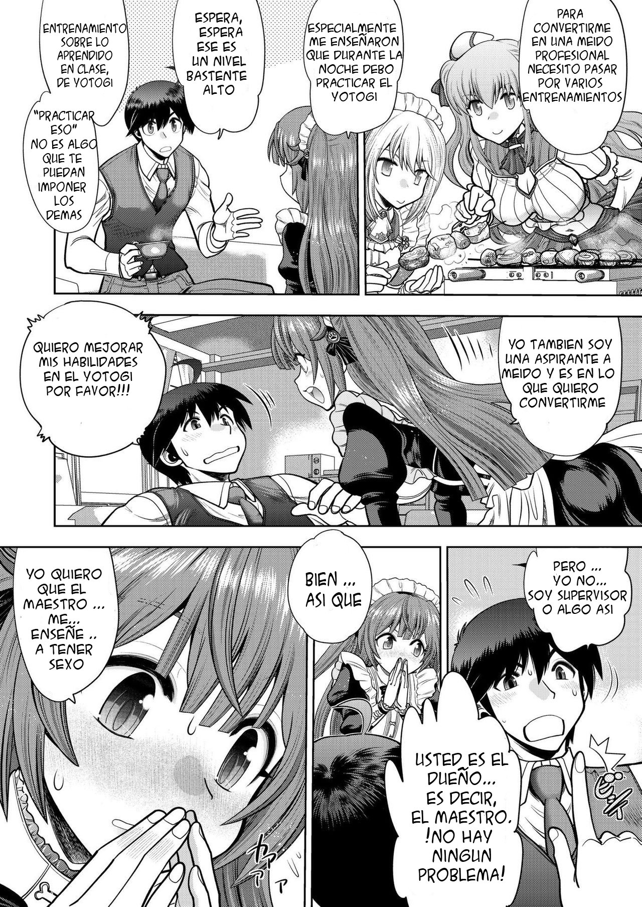 CUSTOM ORDER MAID 3D2 Ch. 1 Maria to Hatsutaiken H page 9 full