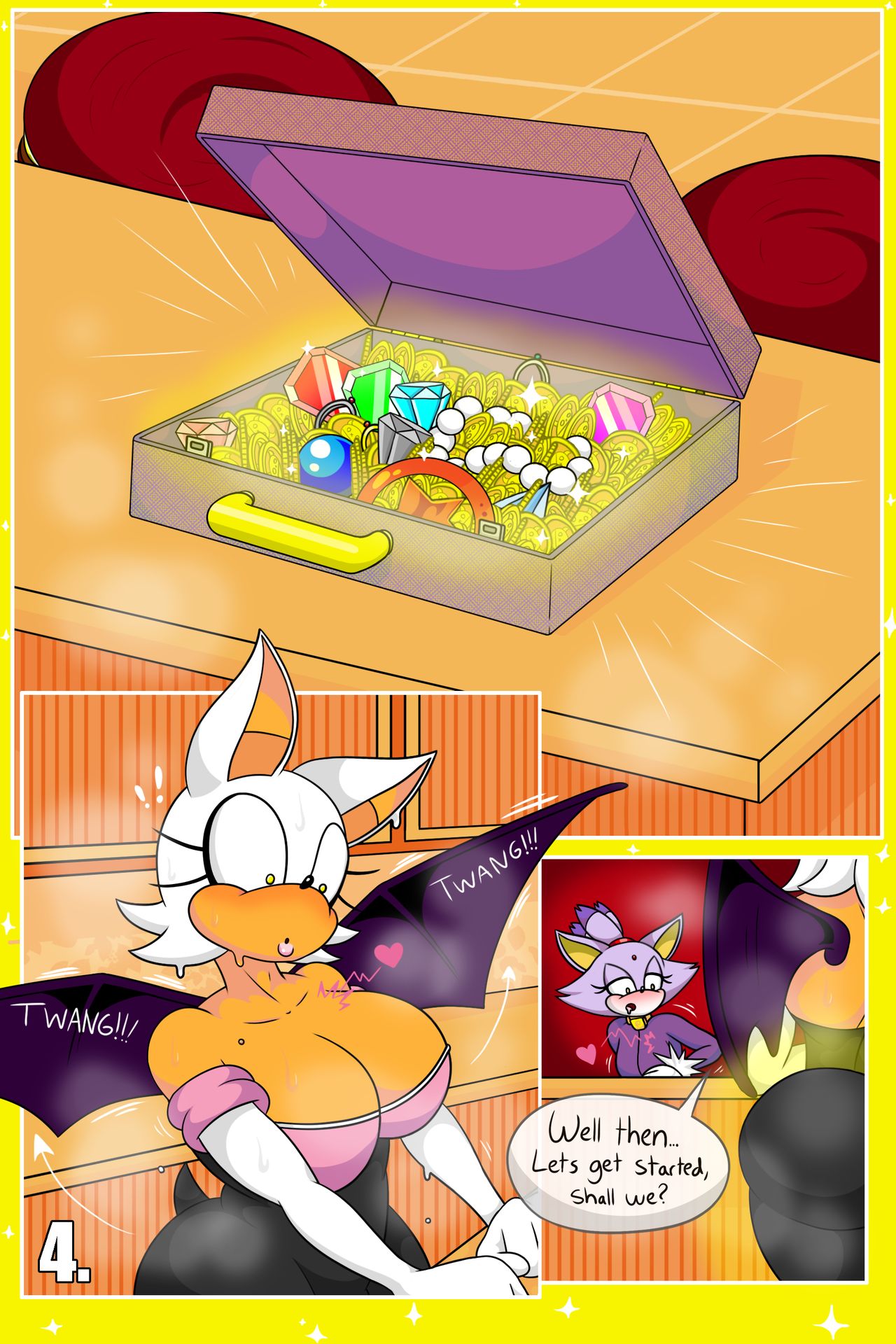 Rouge and Blaze in: House Call page 5 full