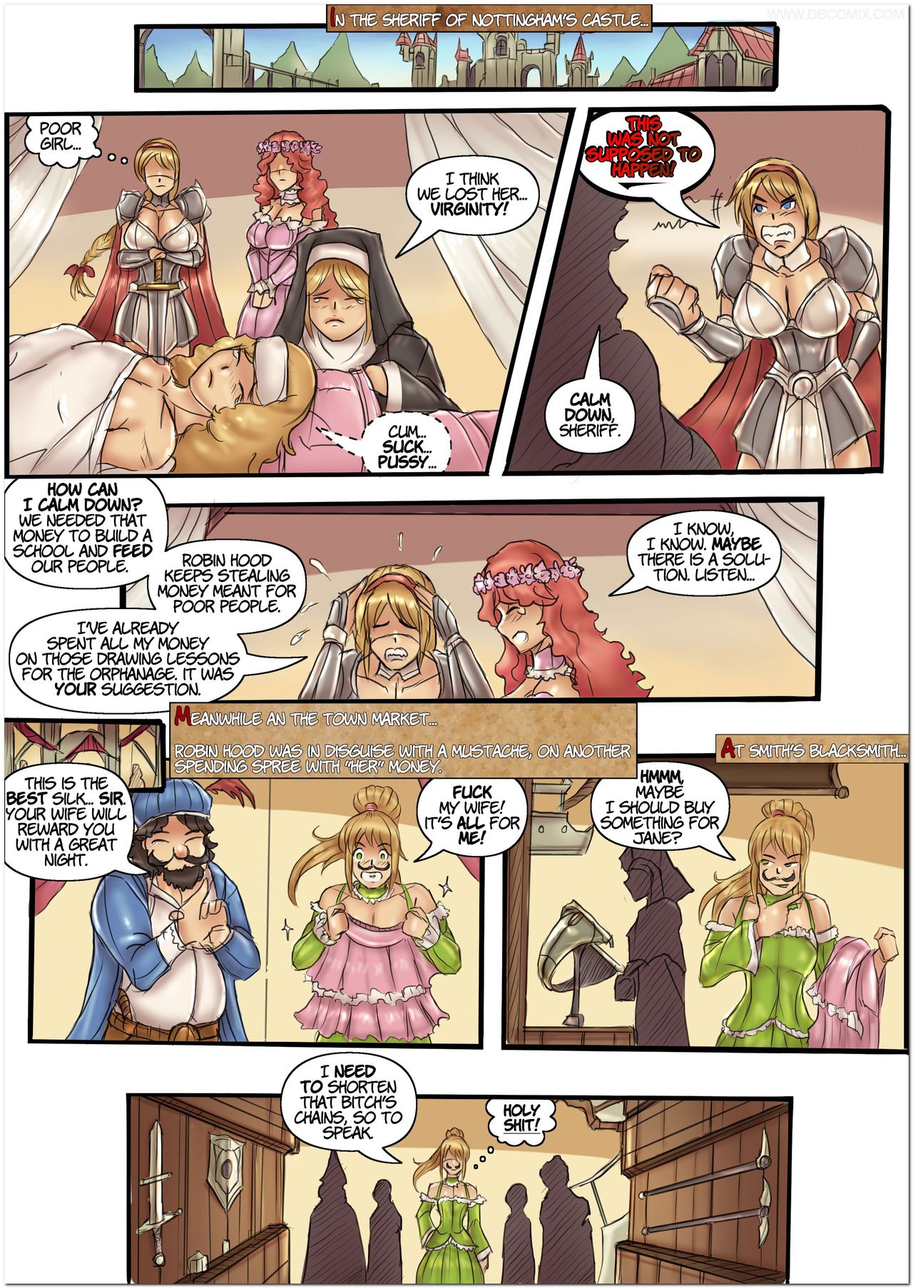 Robin Hood the Queen of Thieves 1 page 8 full