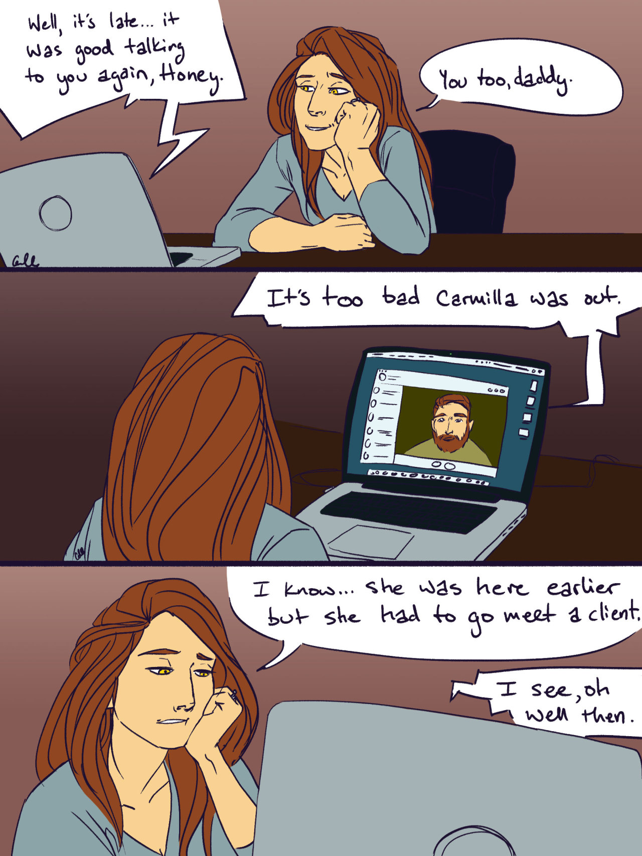 Carmilla Skype comic 1.0 page 9 full