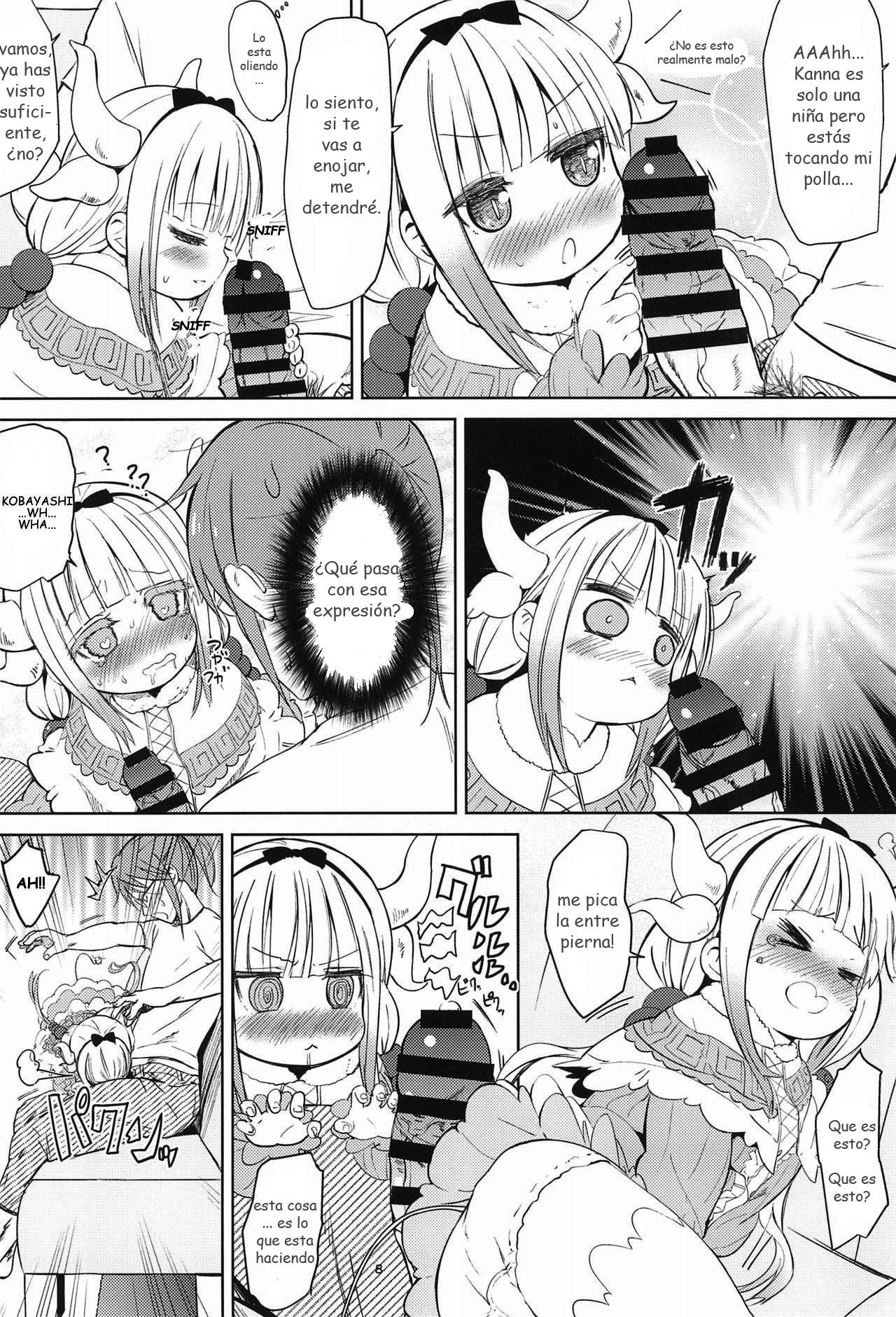 Kobayashi-san-chinpo no Maid Dragon | El Pene de Kobayashi-san - Page 7 -  IMHentai