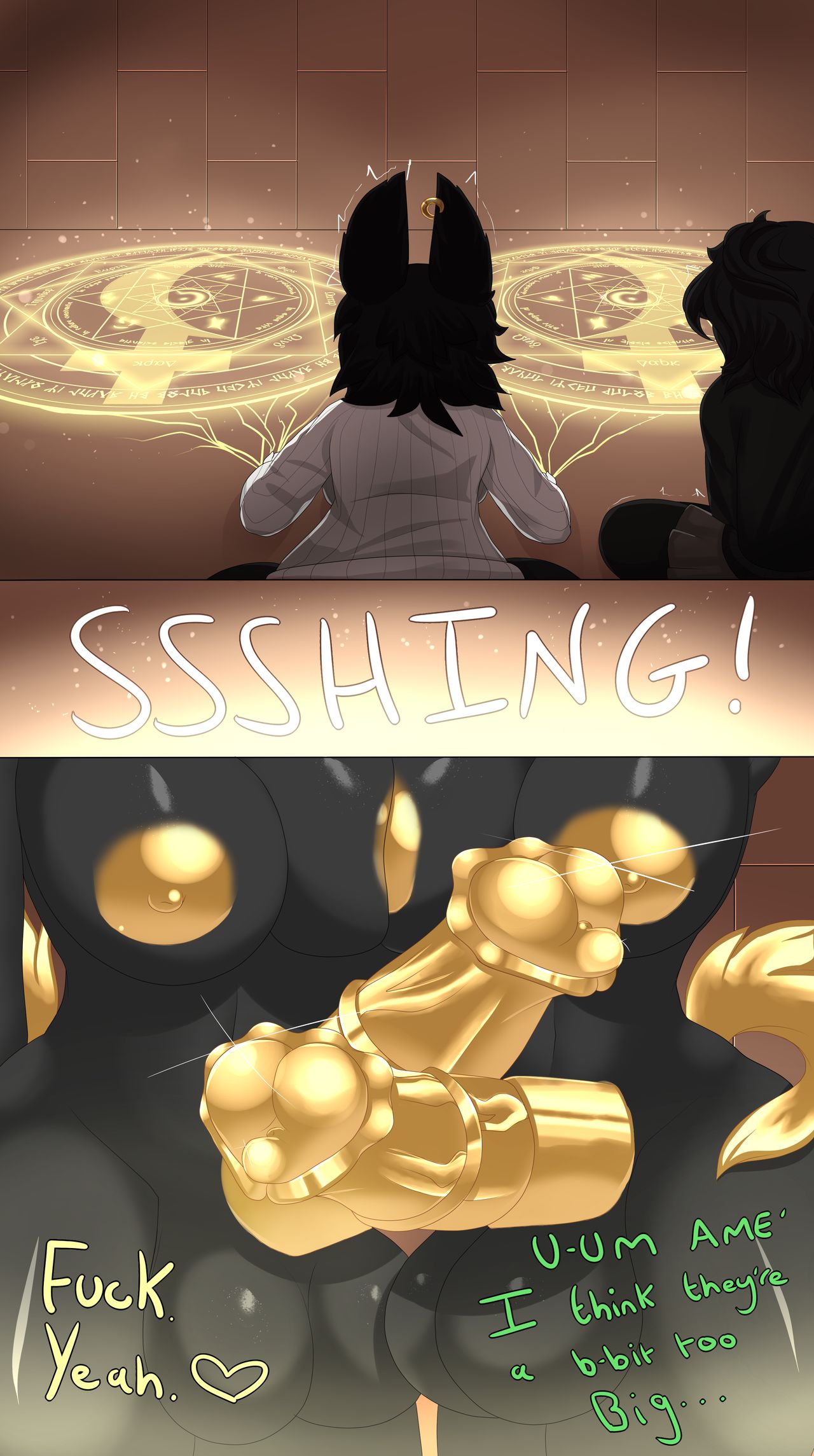 Amelia Stallion Breeding Comic page 2 full