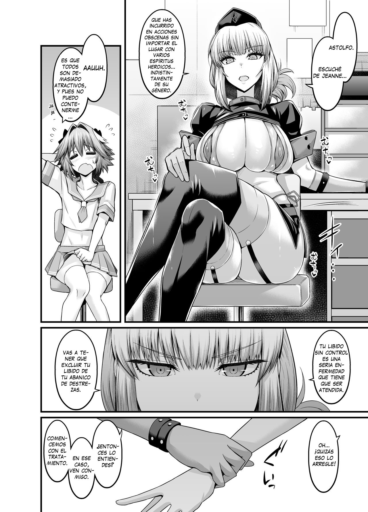 Nightingale, Astolfo no Chiryou o Suru | Nightingale y el tratamiento de Astolfo page 1 full