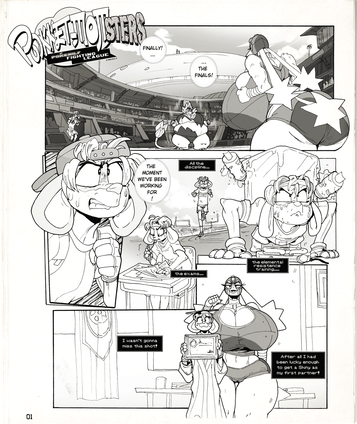 Pokket Momsters page 1 full
