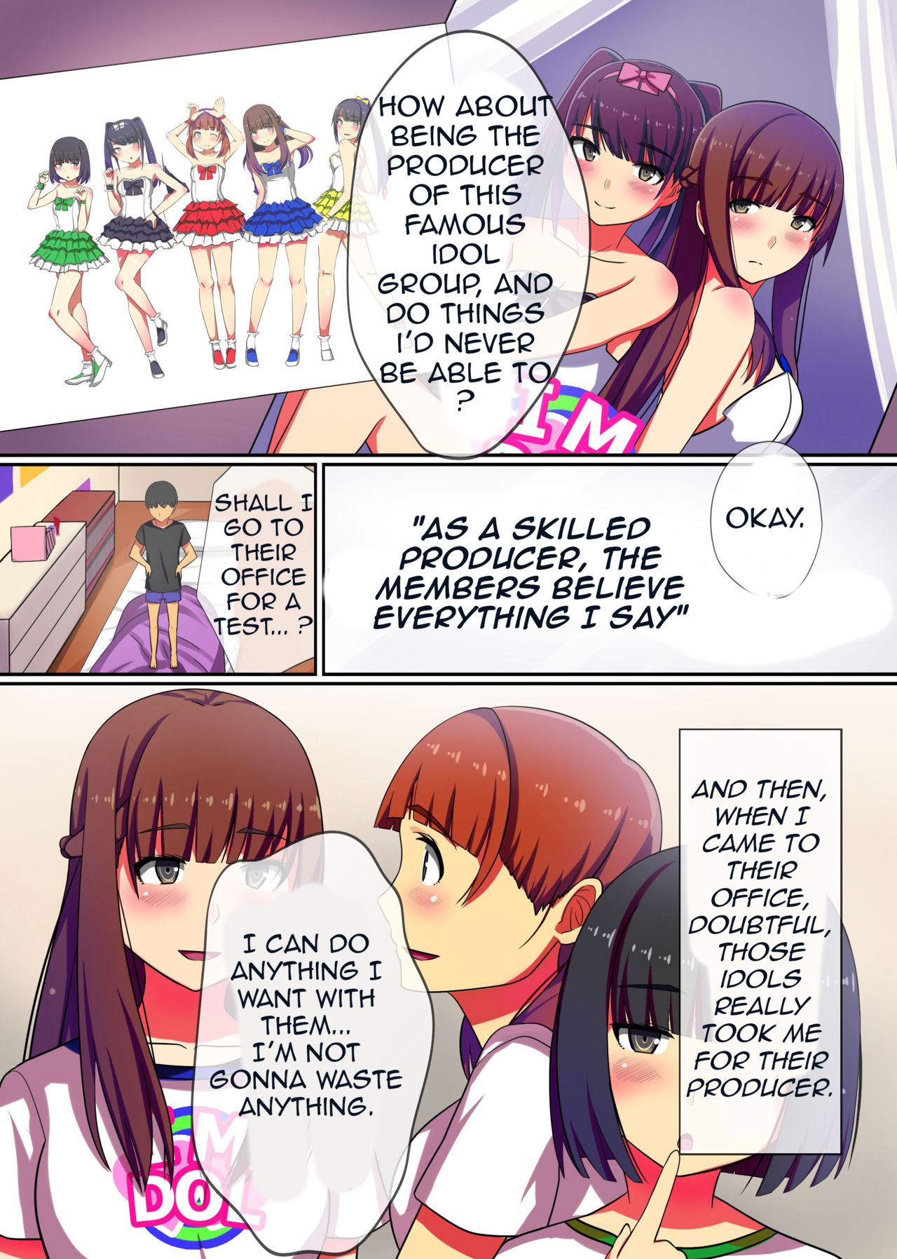 Producer no Meirei wa Zettai! Idol Otaku no Ore ga Joushiki Henkan Appli de Idol Haramase Harem! | Producer's Orders are Absolute! page 5 full