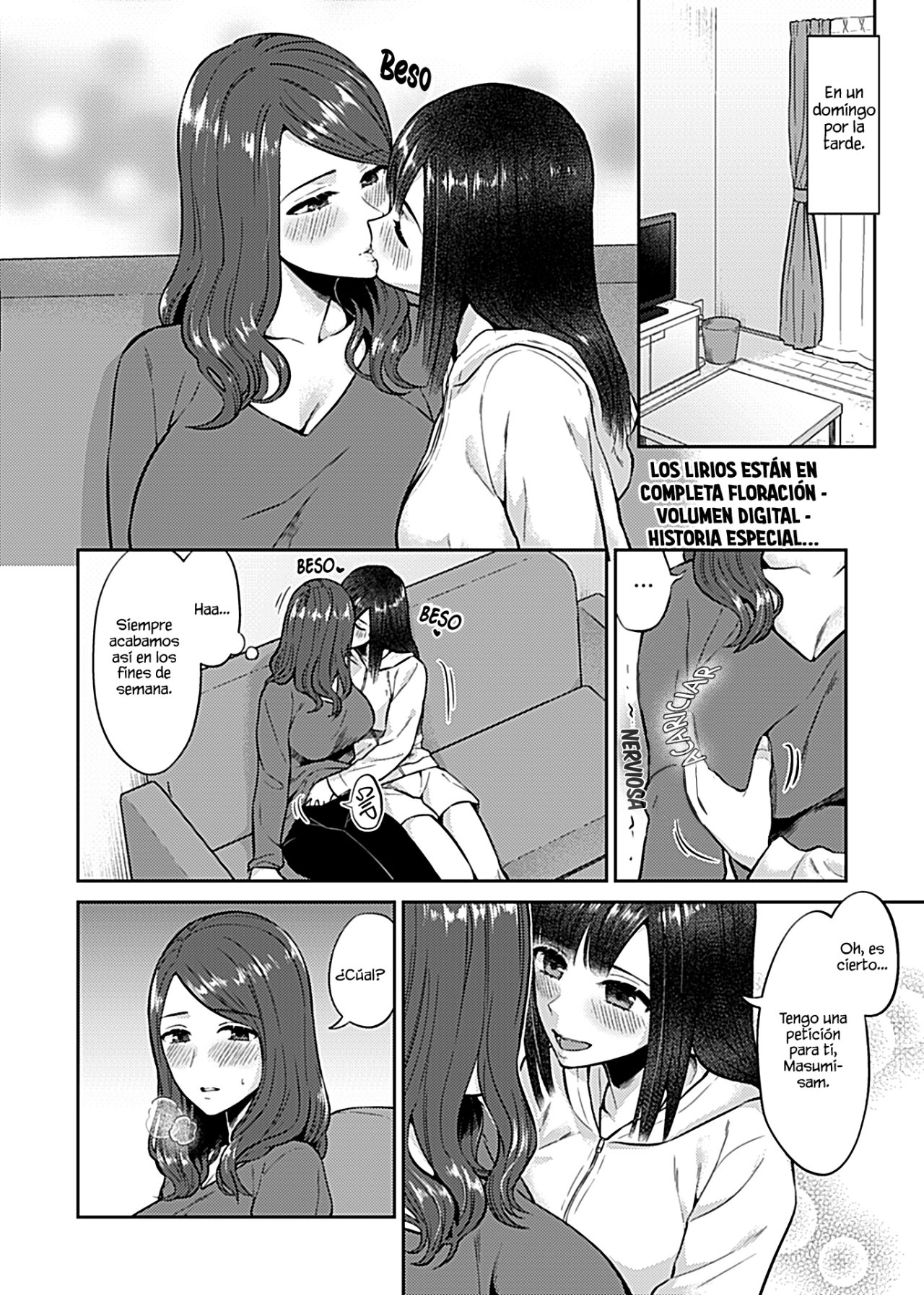 Saki Midareru wa Yuri no Hana Digital Tankoubon Egaki Oroshi STORY | LOS LIRIOS ESTAN EN COMPLETA FLORACION - VOLUMEN DIGITAL - HISTORIA ESPECIAL page 1 full