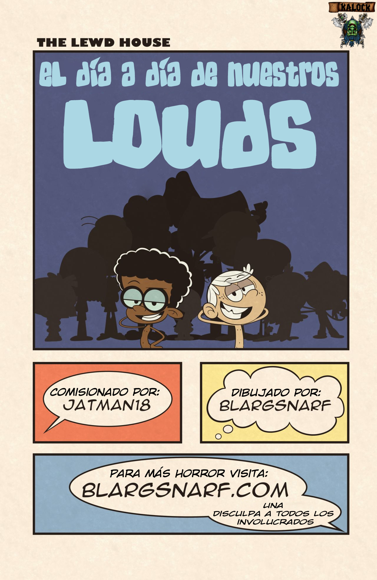 El dia a dia de nuestros louds comic