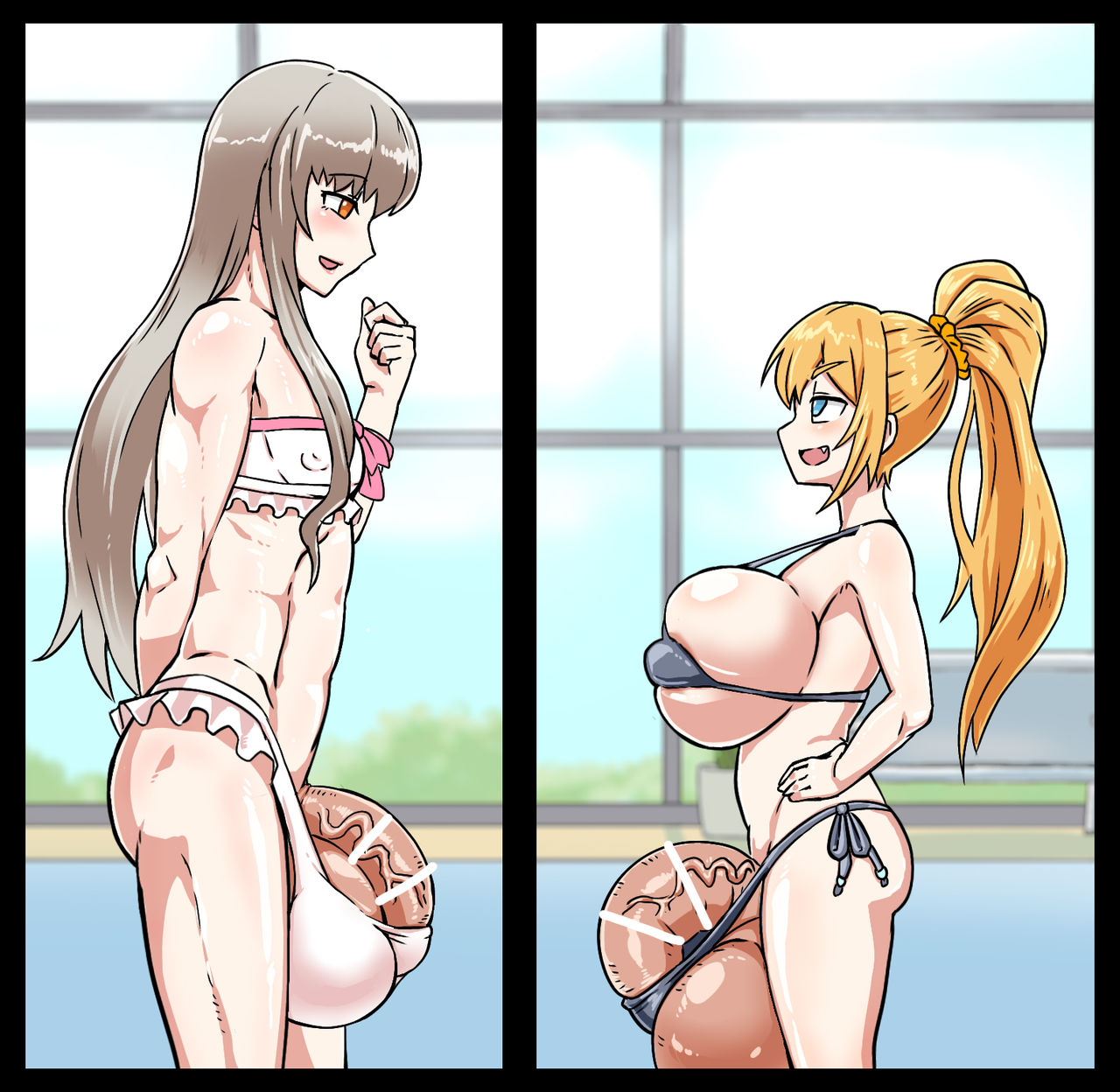 Choukon Futanari vs Choushin Otokonoko page 1 full
