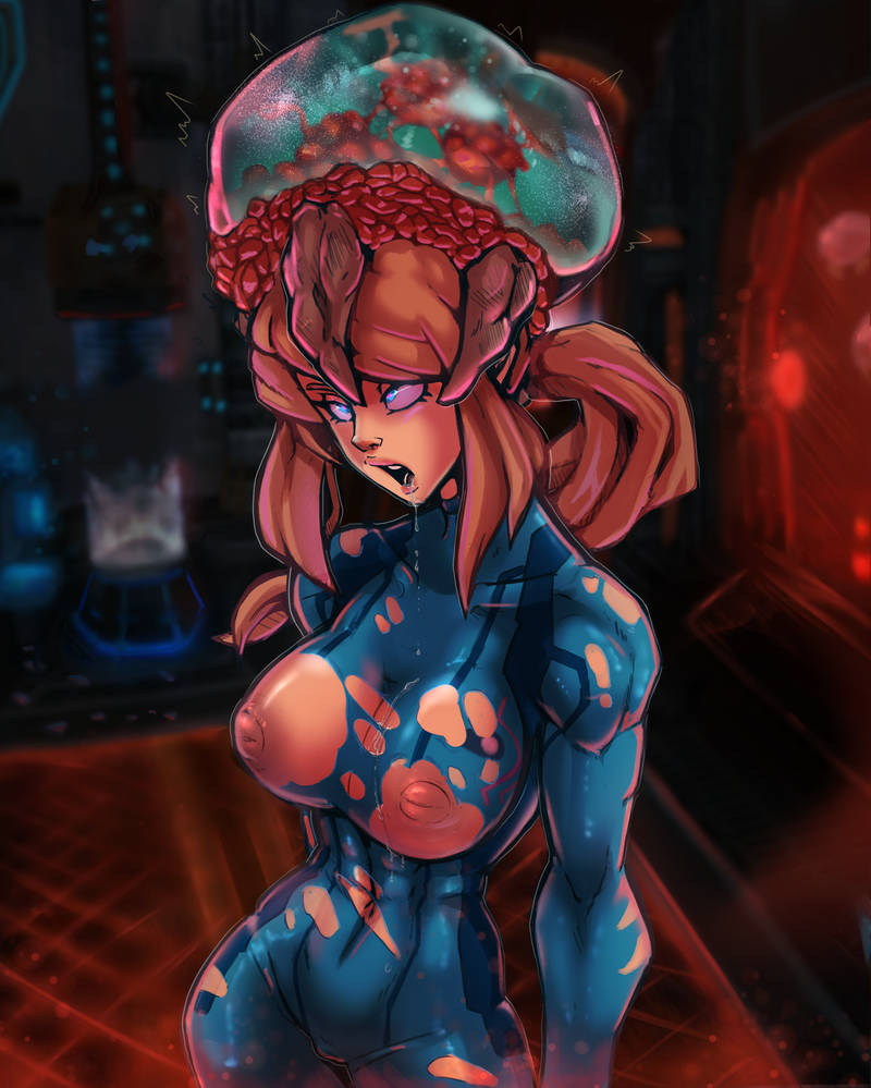 Samus Aran and a Metroid page 4 full