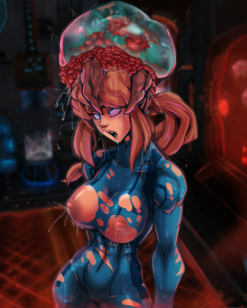 Samus Aran and a Metroid page 6 full
