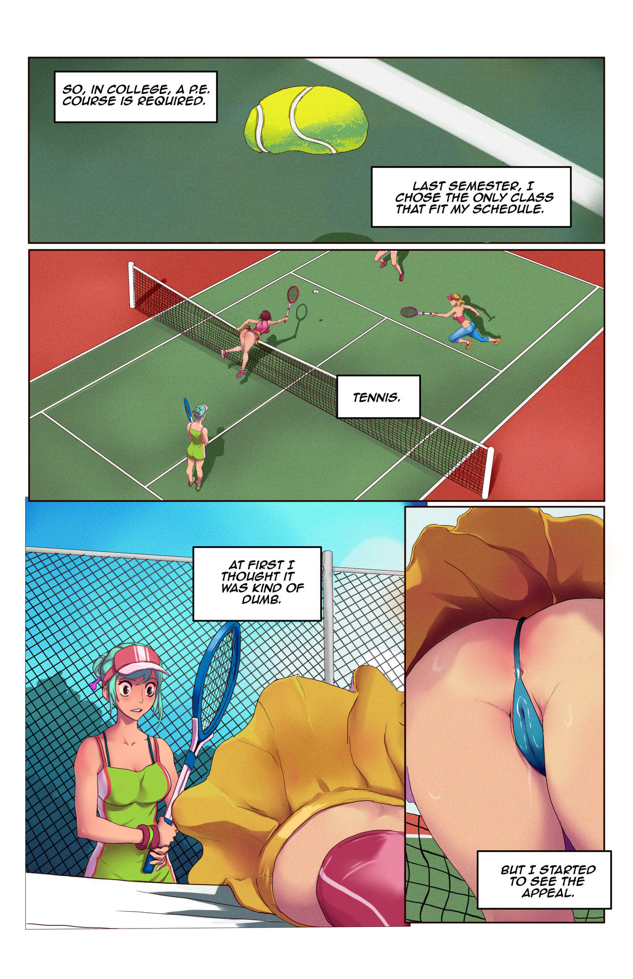 Time Stop and bop - Tennis - Page 1 - IMHentai