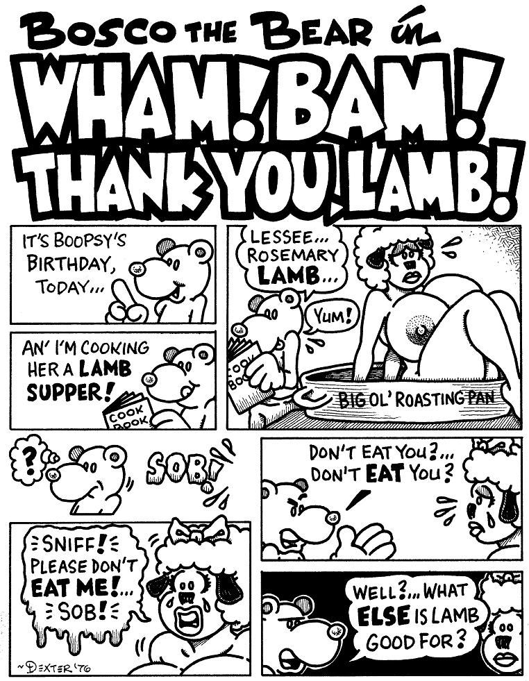 Bosco the Bear: Wham! Bam! Thank You, Lamb! page 1 full