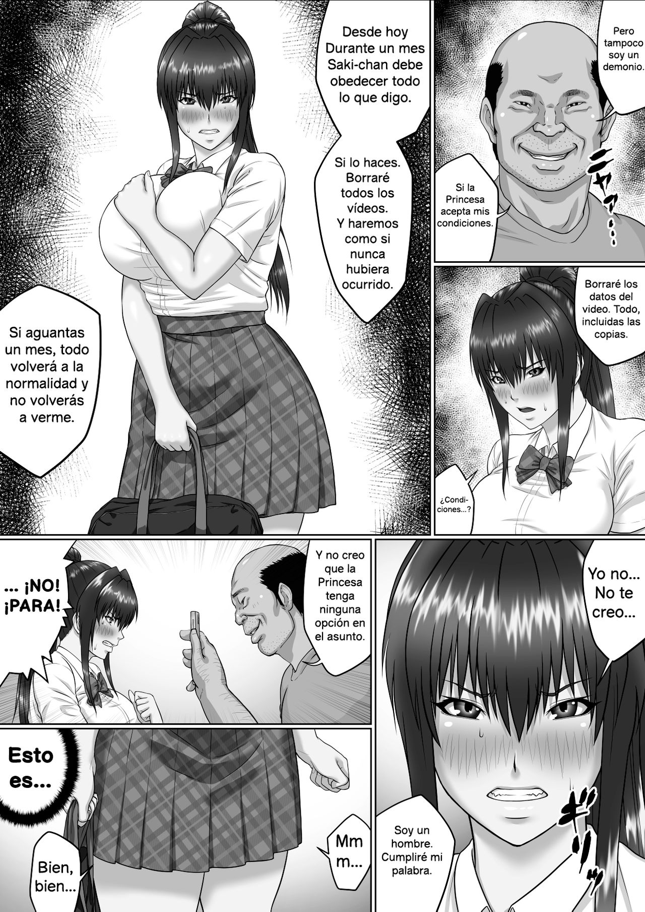 Nakadashi Oji-san ni Nerawareta Mesu wa Nigeru Koto ga Dekinai ~Senaga Saki Hen Vol. 2~ | Una mujer violada no puede escapar de su agresor ~Saki Senaga Vol. 2~ page 5 full