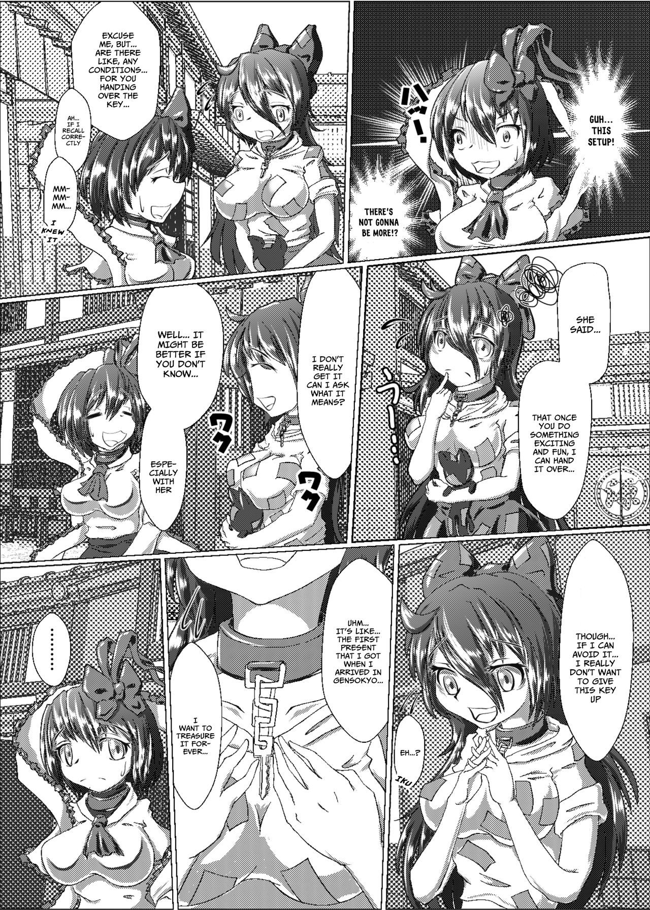 Iku no Full Self-Bondage Kanzen Junbitai -Ken Gaman Hen- page 10 full