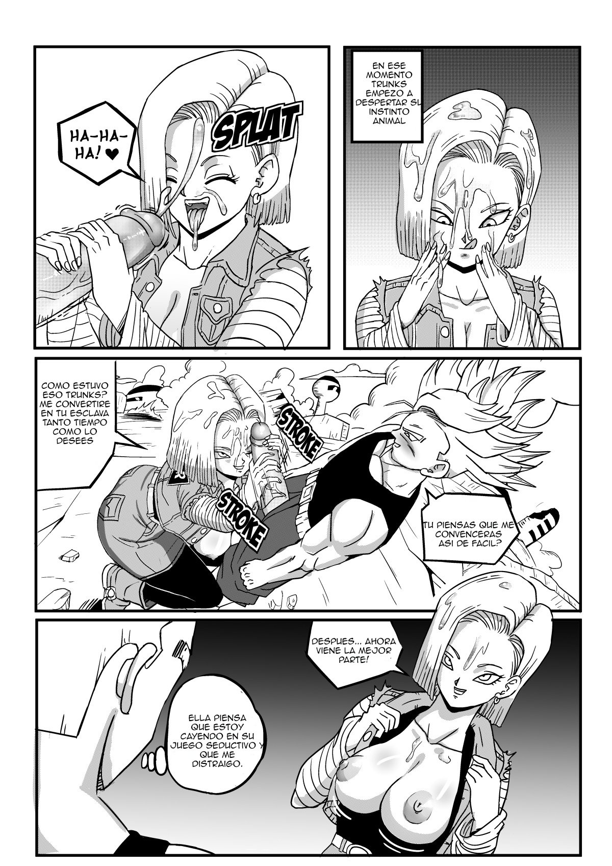 Android 18 Stays in the Future page 6 full