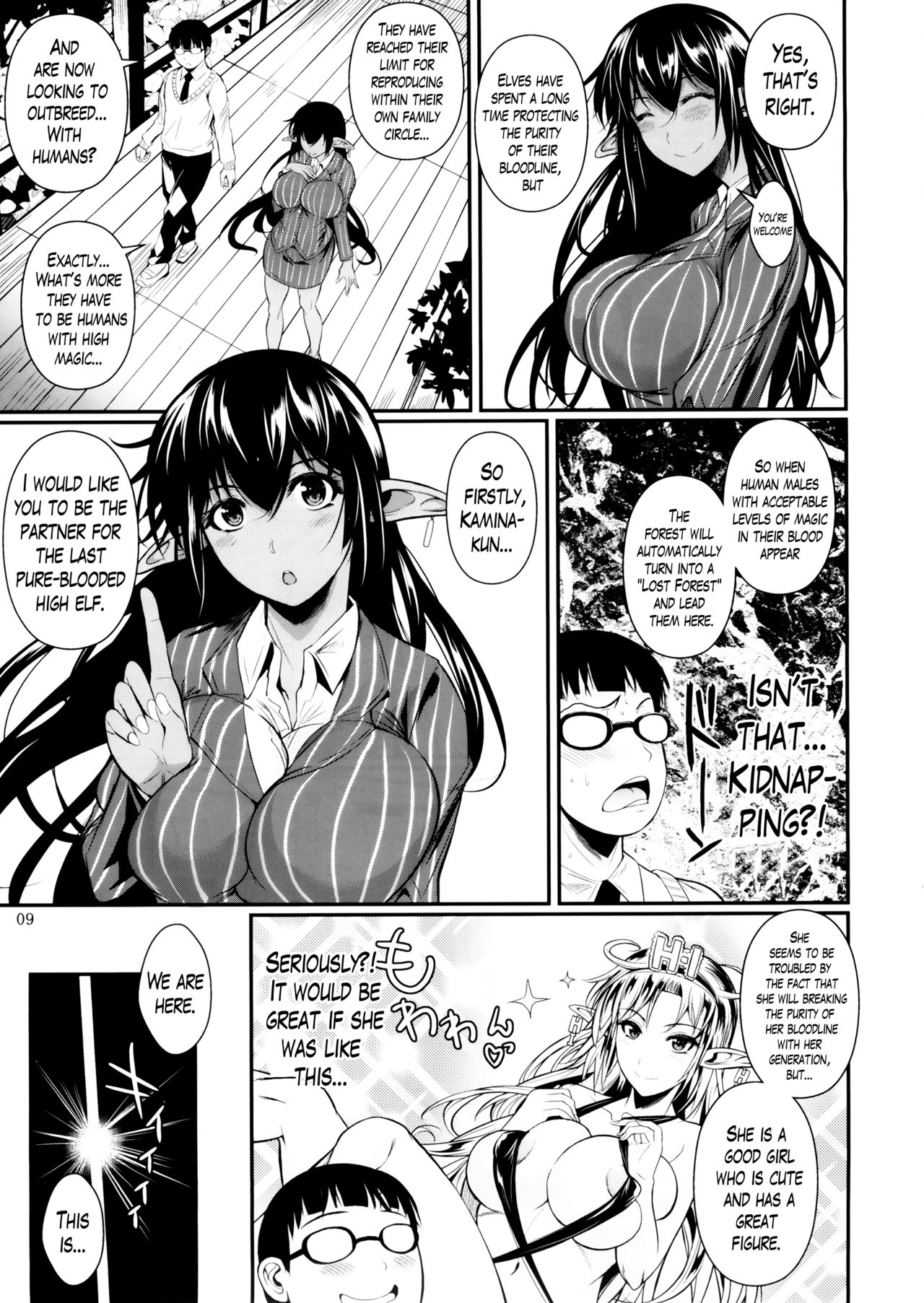 High Elf × High School page 10 full