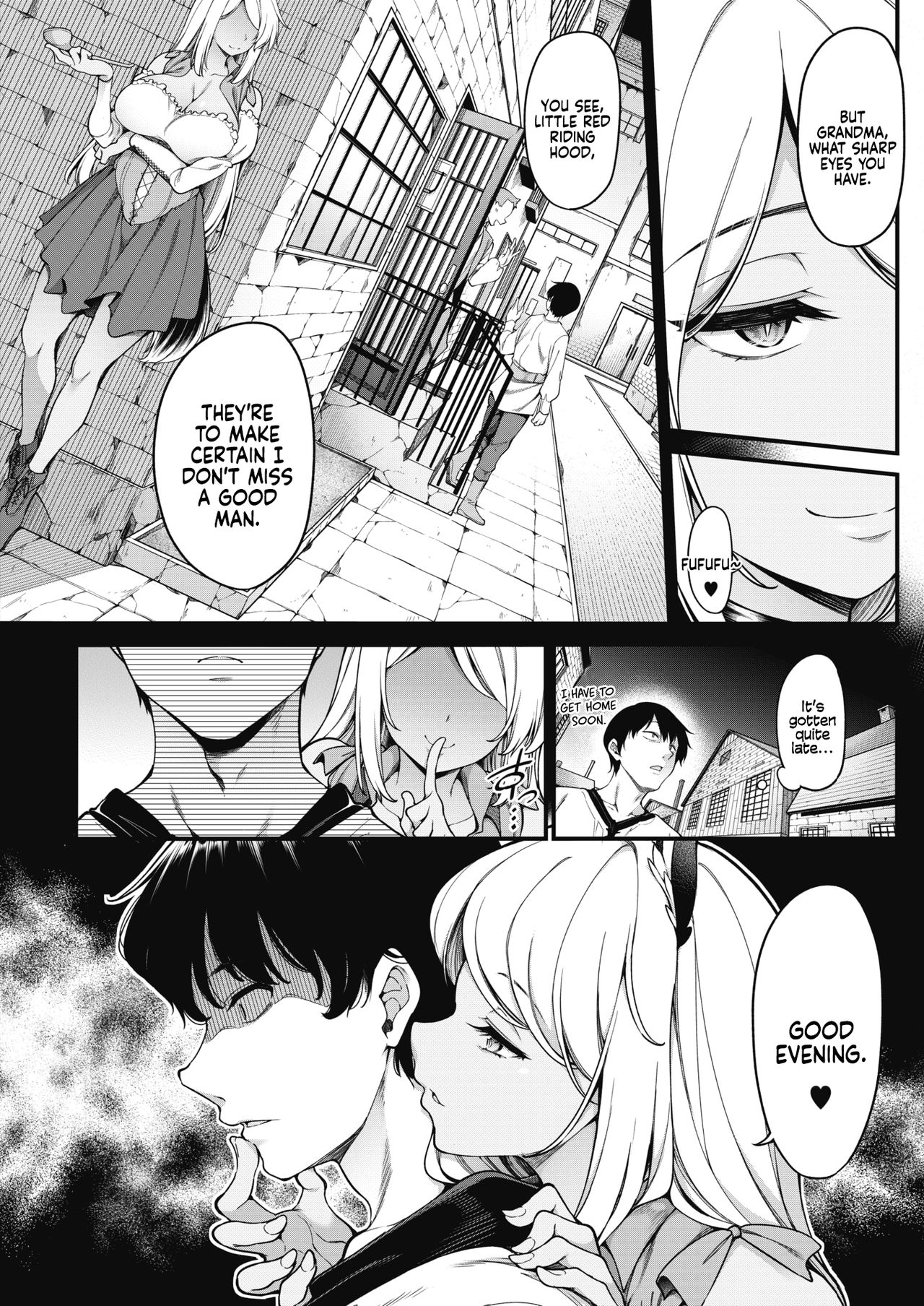 Akazukin no Yari○n Obaachan | Little Red Riding Hood’s Slut Grandma page 2 full