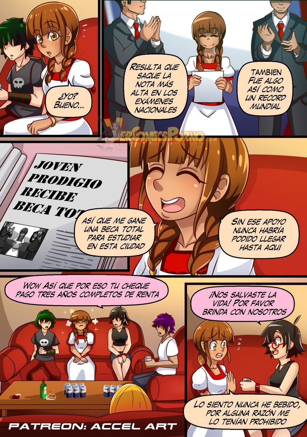 Axi Stories - The Exchange Student page 9 full