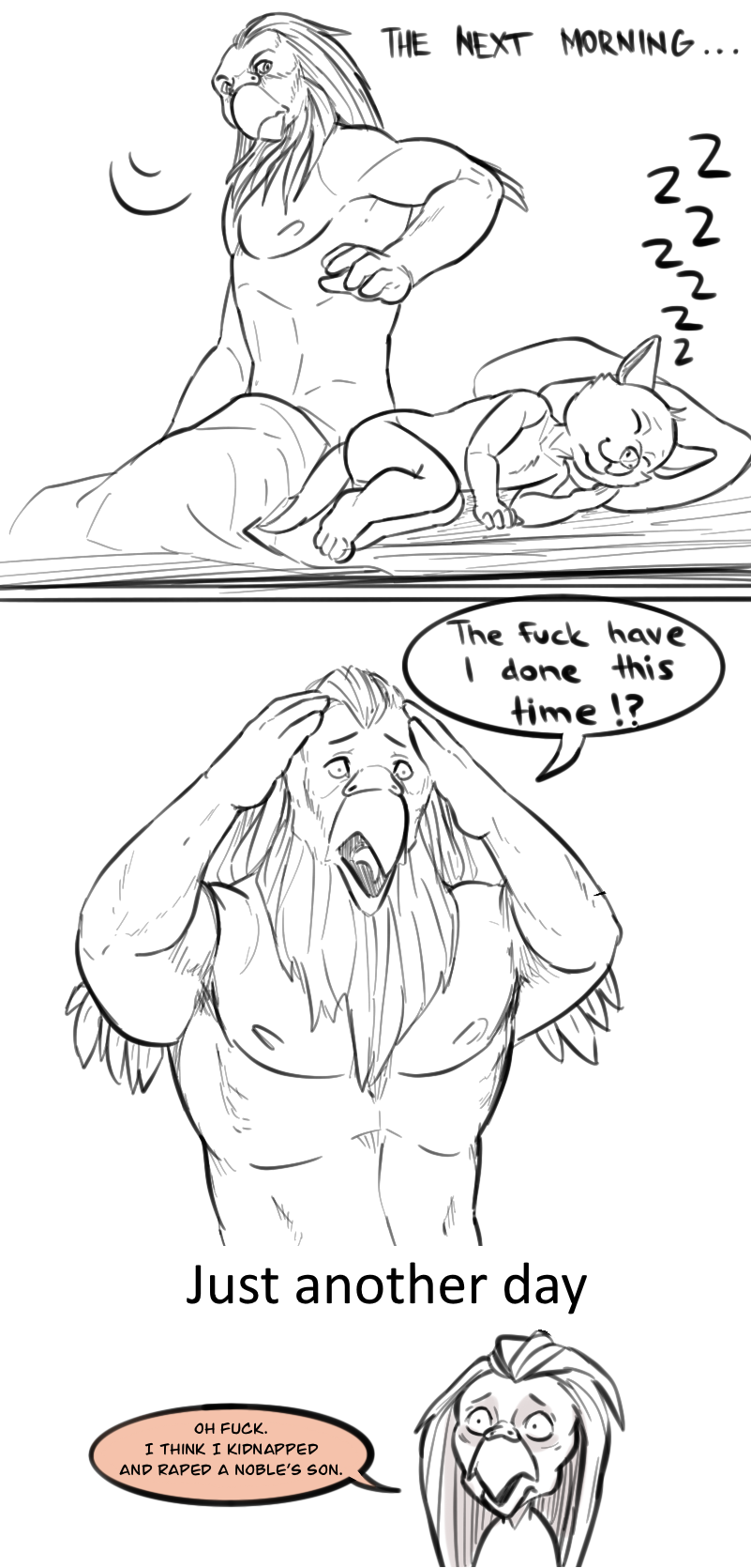 TheHades / Mini T-Rex - Just another day page 1 full