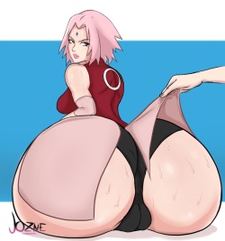 Sakura's Sweaty Ass