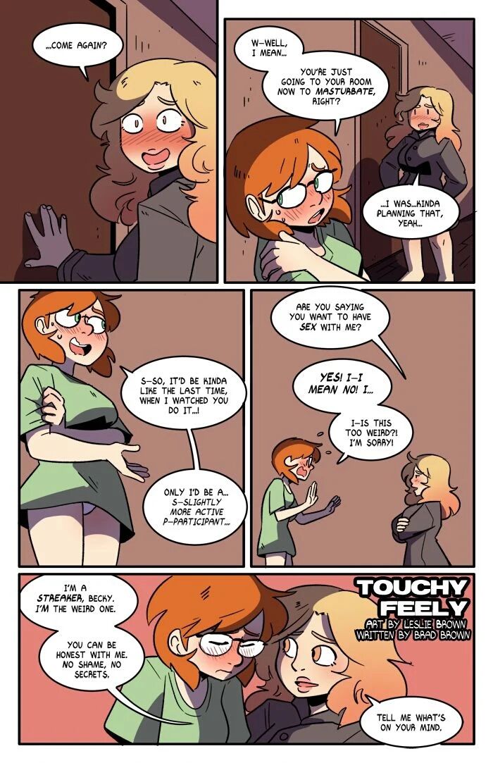 Night Walk  - 3 . Touchy Feely - english page 1 full