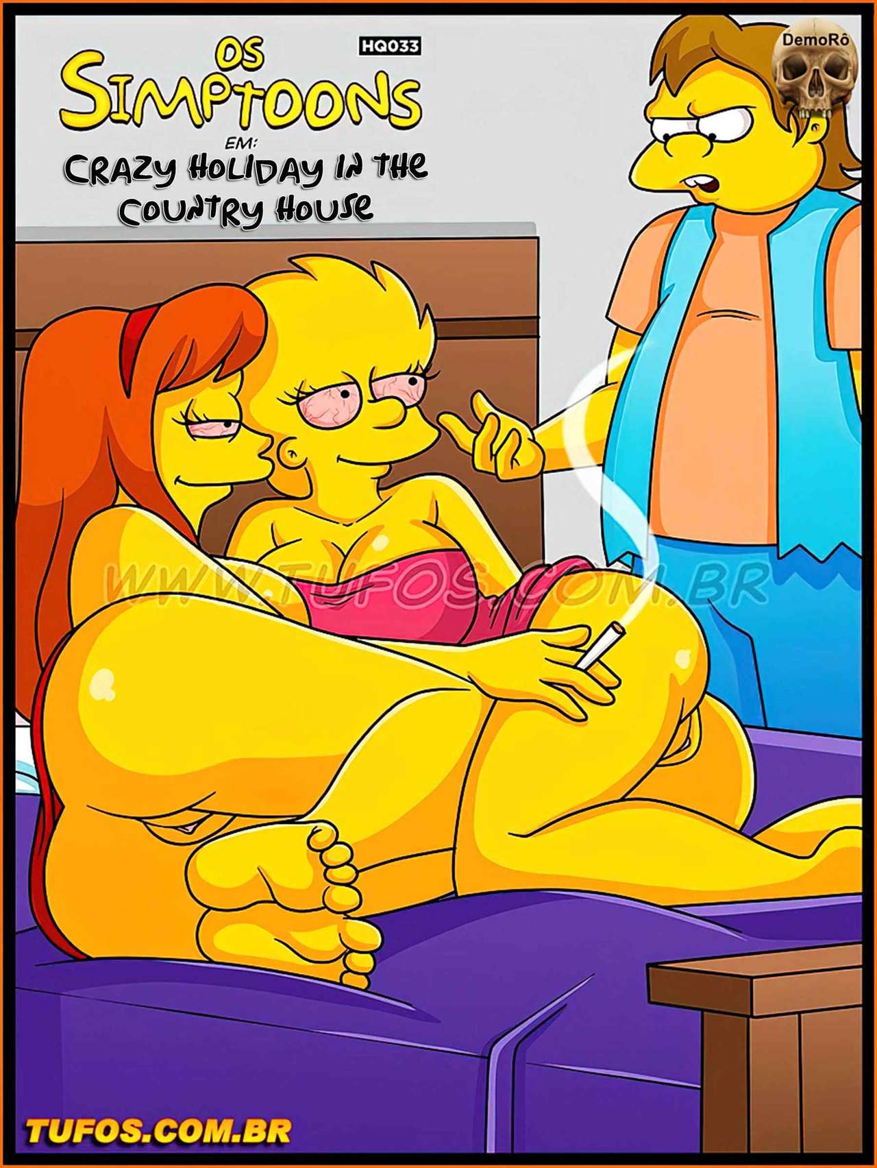 Os Simptoons 33 – Crazy Holiday In The Country House – Tufos - english page 1 full