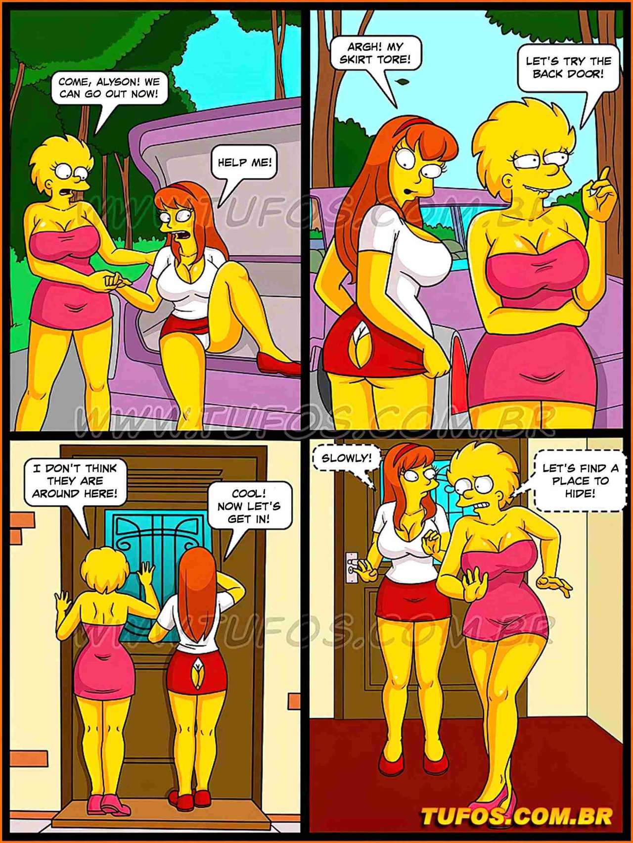 Os Simptoons 33 – Crazy Holiday In The Country House – Tufos - english page 4 full