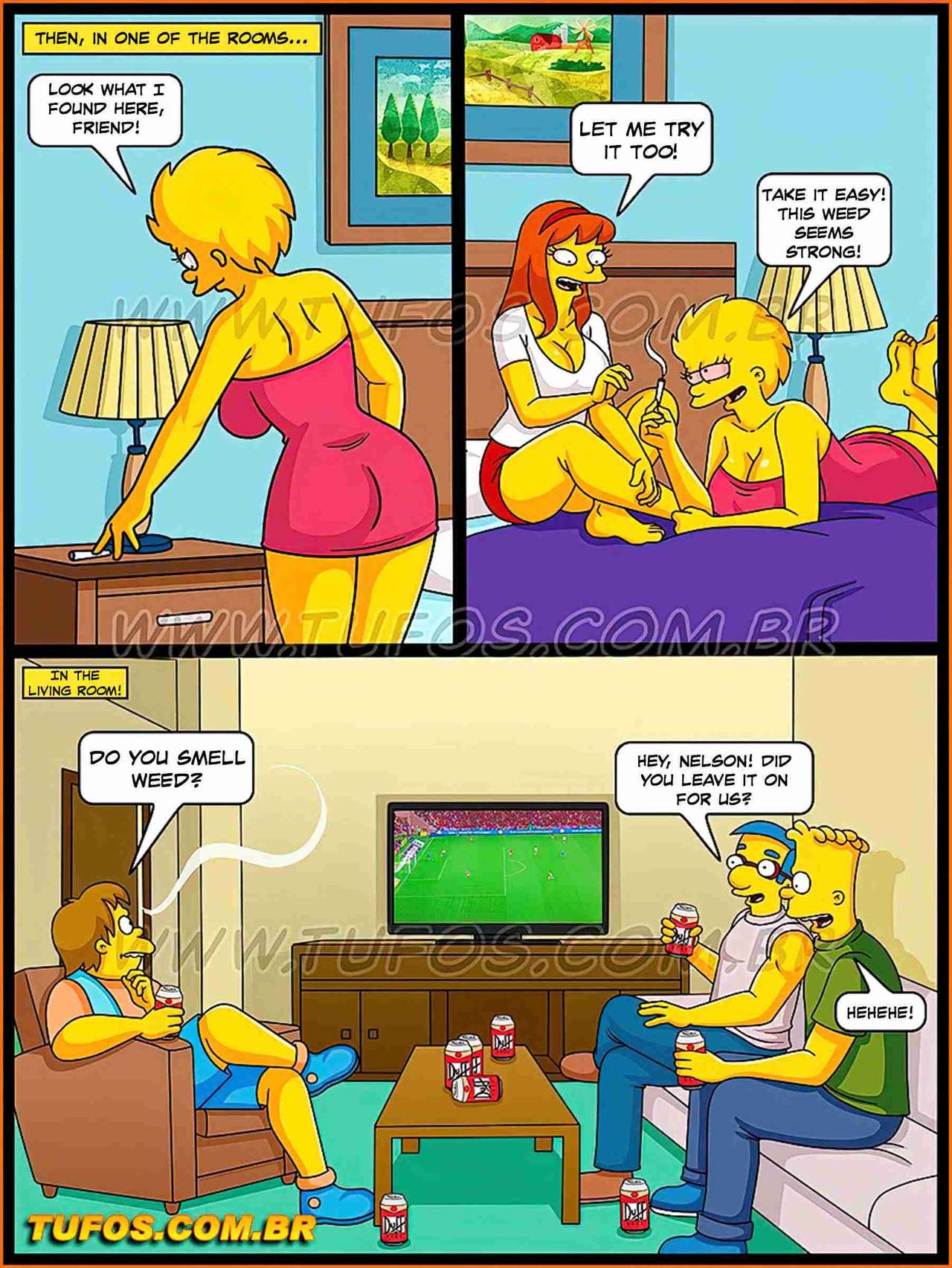 Os Simptoons 33 – Crazy Holiday In The Country House – Tufos - english page 5 full