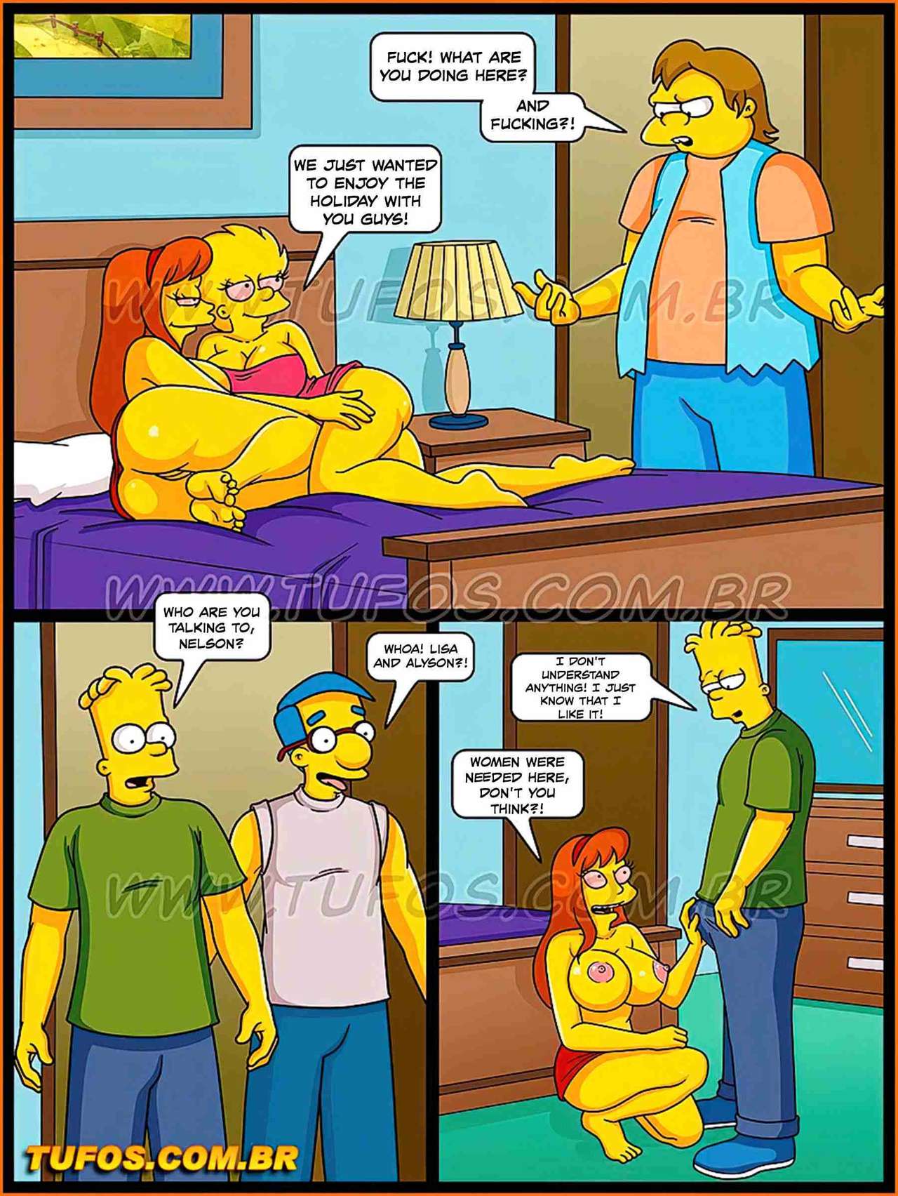 Os Simptoons 33 – Crazy Holiday In The Country House – Tufos - english page 7 full
