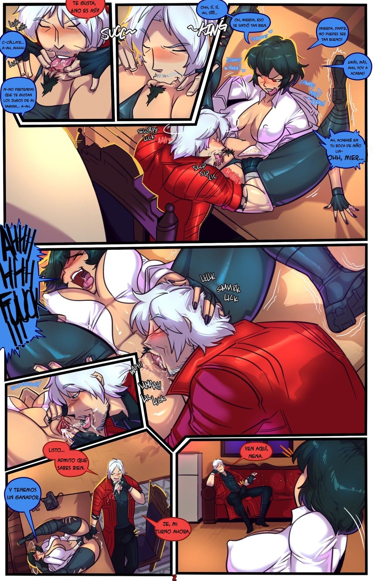 Devil May Fuck : Dante X Lady - Sex & Gambling page 2 full